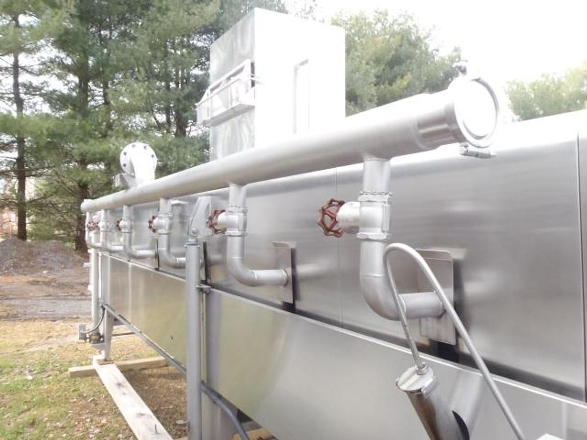 Used Heat & Control 36 In. Wide X 20 Ft. Long Gas Fired Fryer