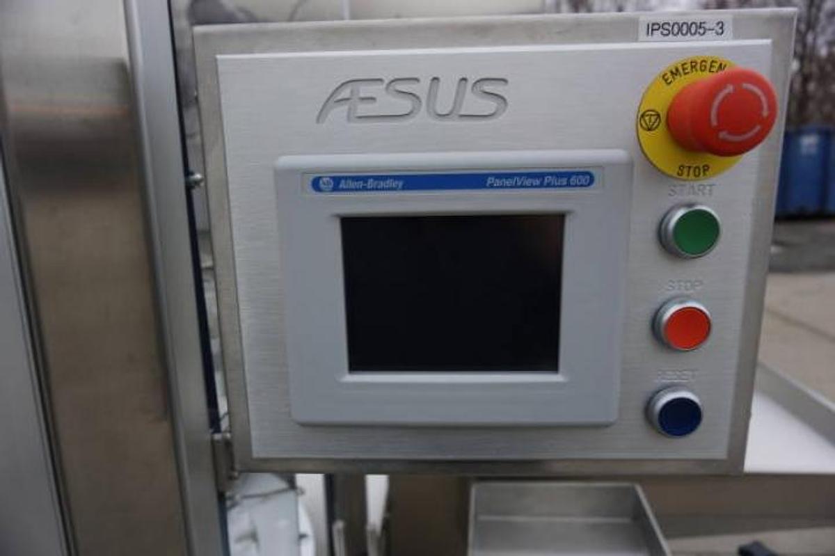 Used Aesus Systems “Delta Star” Screw Capping Machine, All Stainless Steel