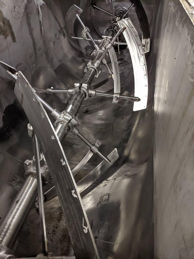 Used Robinson 225 Cu. Ft. Stainless Steel Ribbon Blender, Jacketed