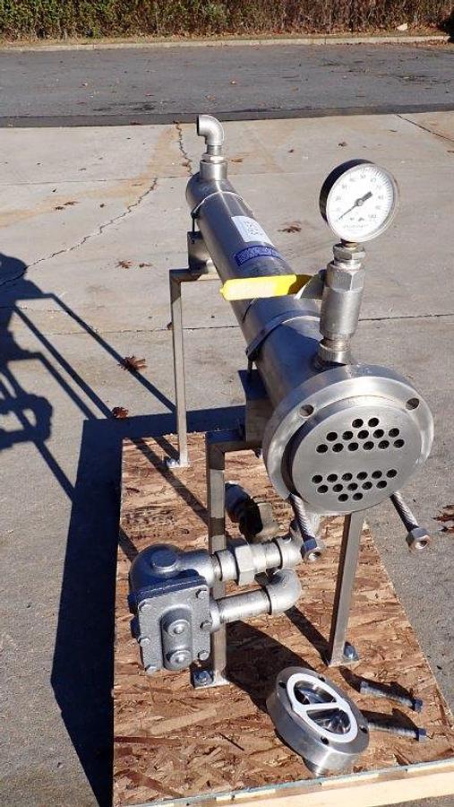 Used Enerquip Pilot Plant Shell and Tube Heat Exchanger, SS