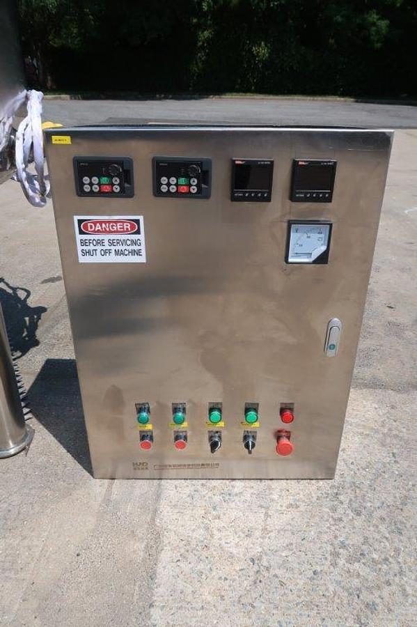 Used 125 Gallon SS Electric Jacketed Emulsifying Vacuum Kettle, Mfd. 2024