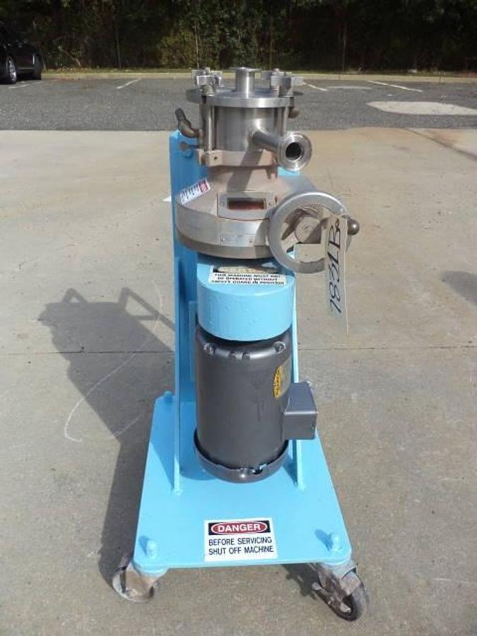 Used Greerco W250V Stainless Steel Vertical Colloid Mill, portable