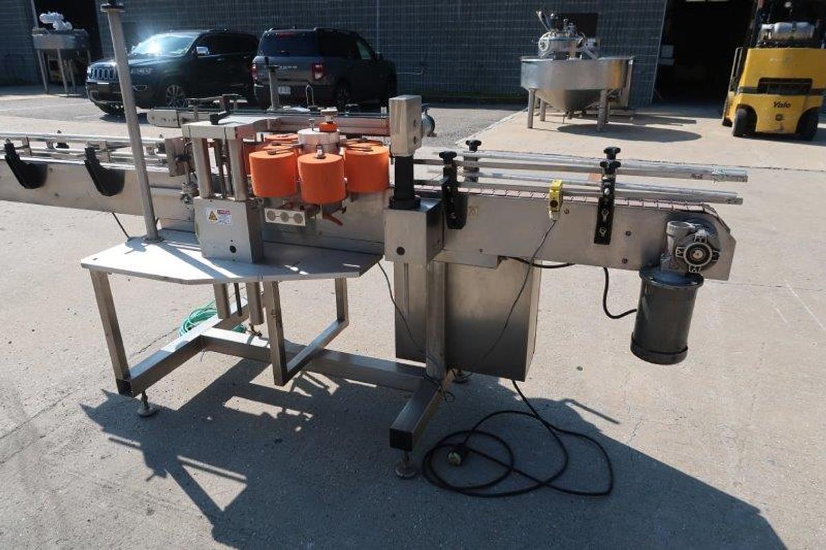 Used Aesus “Eco-Panel” Automatic Pressure Sensitive Labeler