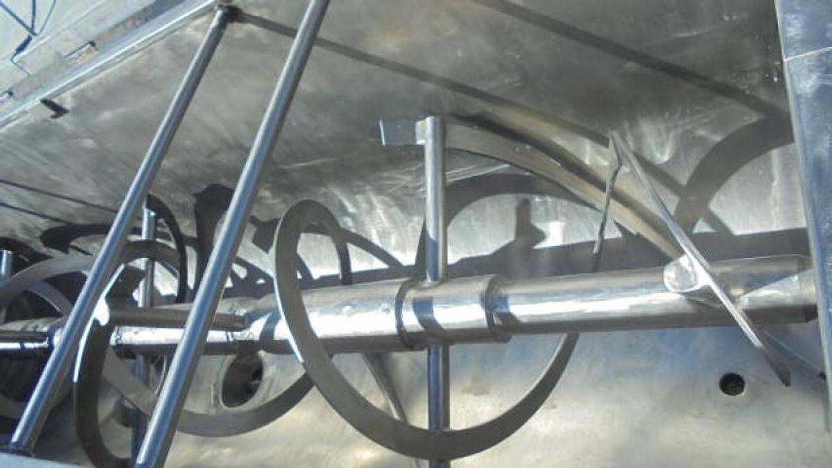Used 50 Cu. Ft. Readco Stainless Double Ribbon Blender, 10HP