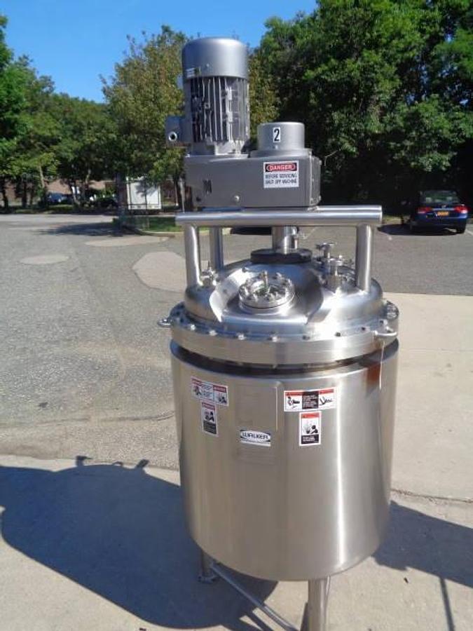 Used 100 Gallon Walker Stainless 316L Scrape Surface Sanitary Reactor