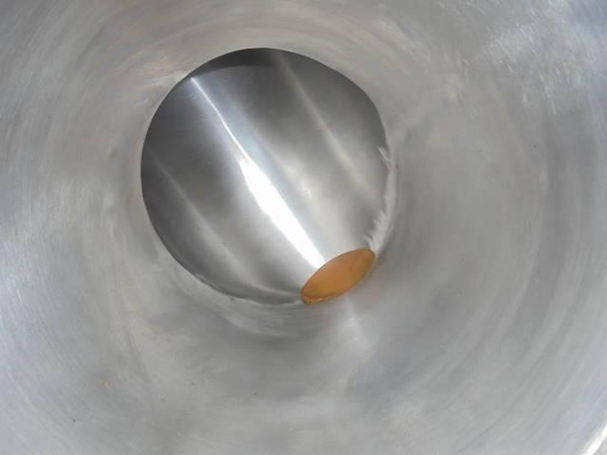 Used 8 Quart Patterson Kelley Stainless Steel Twin Shel “V”” Blender, 135 LB./CF. Maximum Density