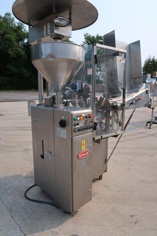 Used Kalix KX 600 Plastic Tube Filler/Sealer, Hot Air