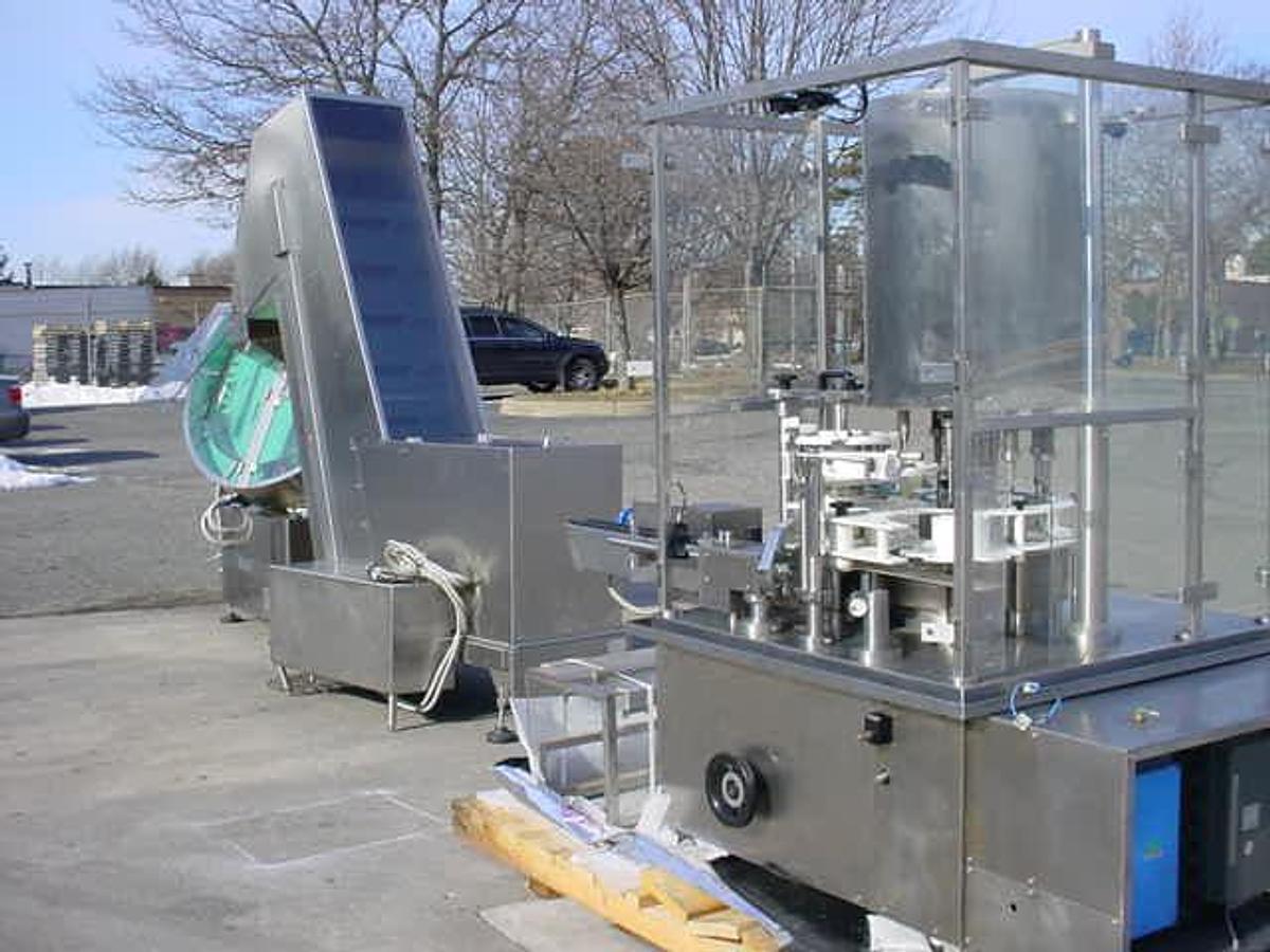 Used Ima Pump Placing System With Sorter/Elevator, All Stainless Steel