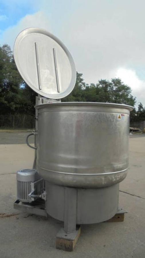 Used Bock FP 900 Perforated Basket Centrifuge, Stainless