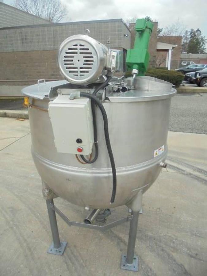 Used 150 Gallon 316 Stainless Steel Jacketed Dual Action Kettle