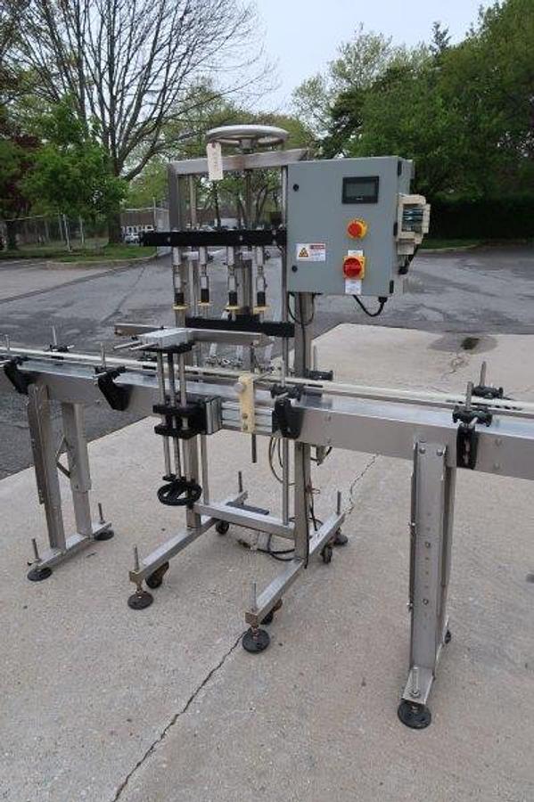 Used Apex Four Head SS Overflow Filler