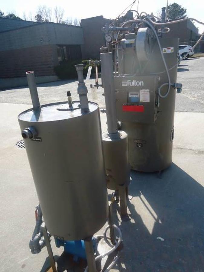 Used Fulton Fuel Fired Steam Boiler, 293 Md. Lbs. Steam/Hour