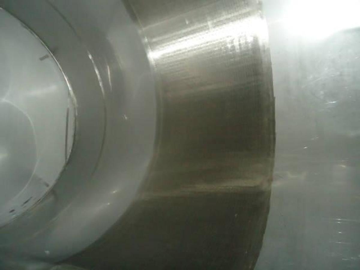 Used 5,615 Gallon Zero Manufacturing Stainless Dimple Jacketed Vertical Closed Tanks (2)