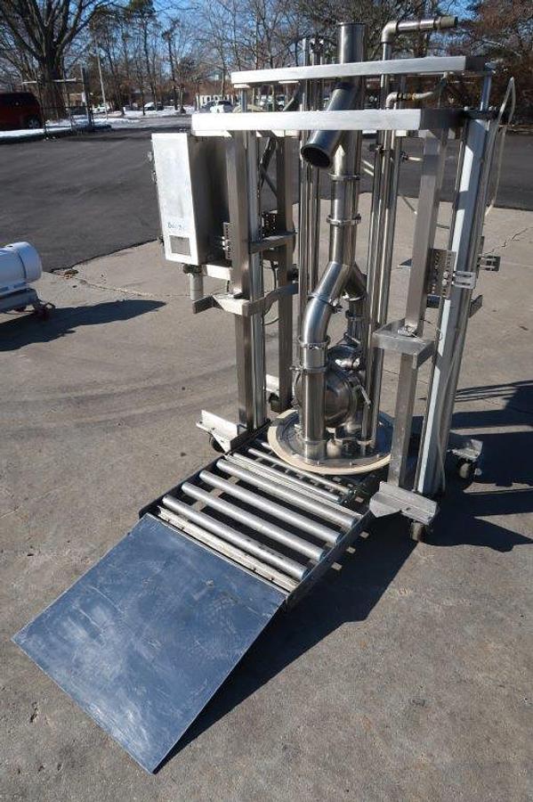 Used Murzan “DUS-50M” Stainless Drum Unloading System, Portable