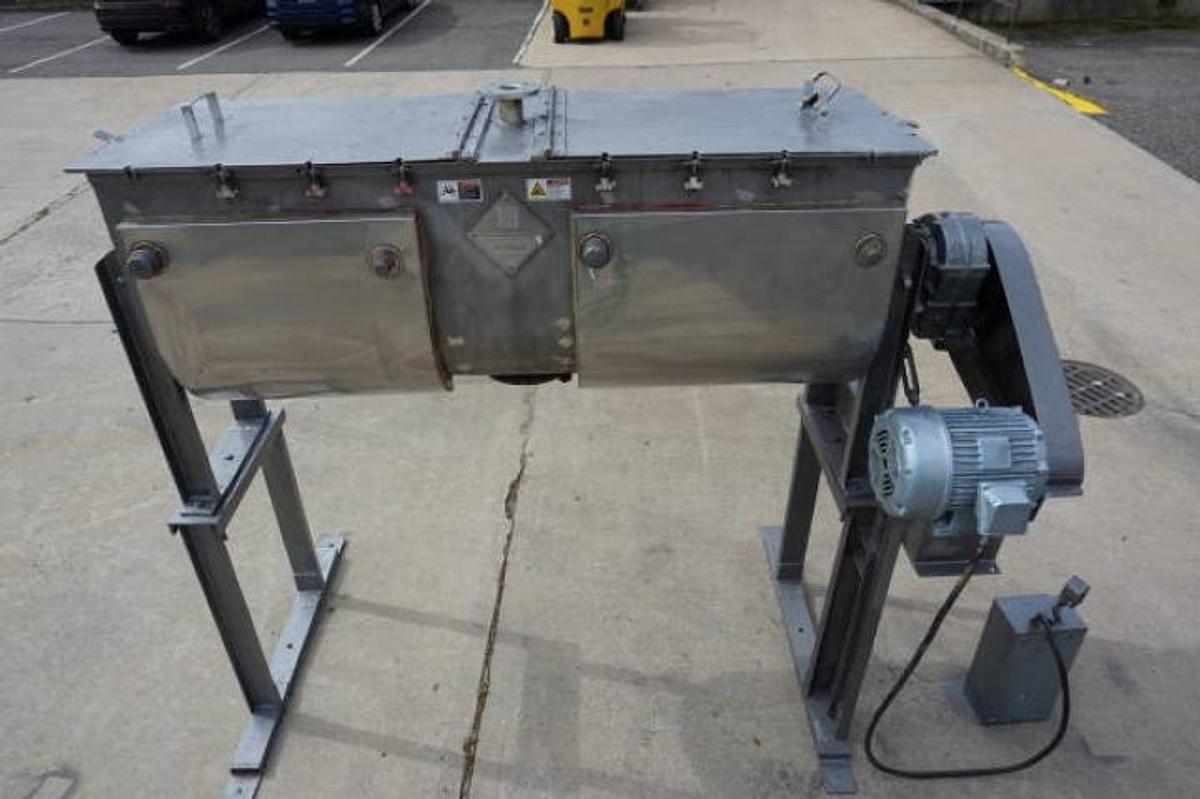 Used 20 Cu. Ft. Patterson Kelley Stainless Jacketed Double Ribbon Blender