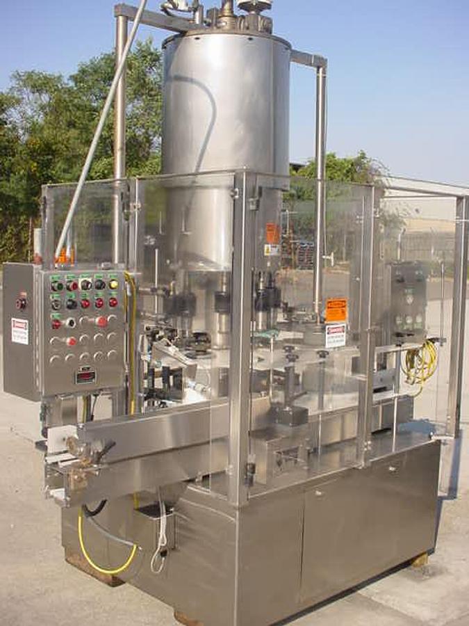 Used U.s. Bottlers Pmc-16 Rotary Ss Screw Capper, 425 Pm