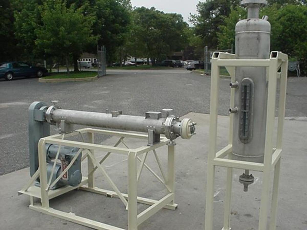 Used Artisan Scraped Surface Heat Exchanger, W/Receiver