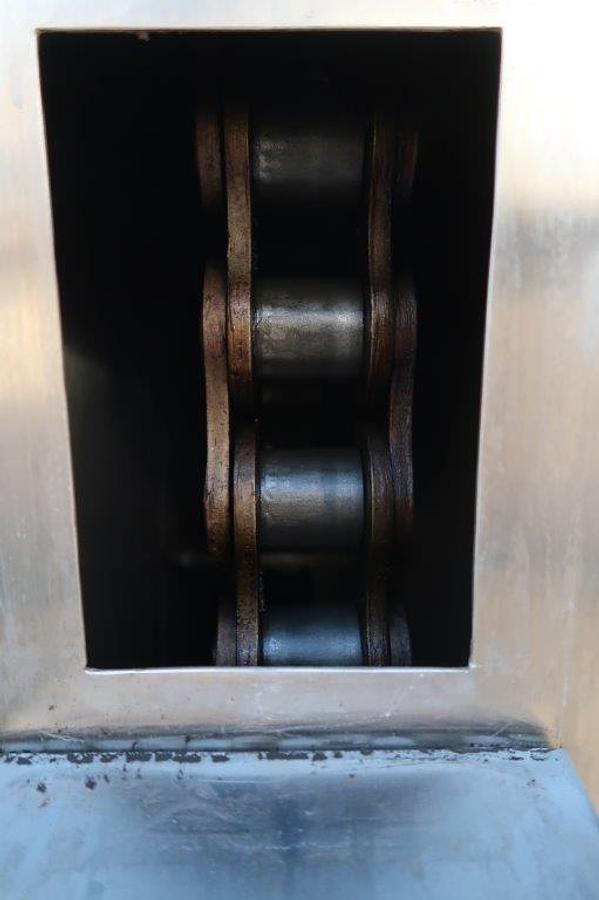 Used 120 Cu. Ft. A&M Process 316 Stainless Double Ribbon Blender, 40HP