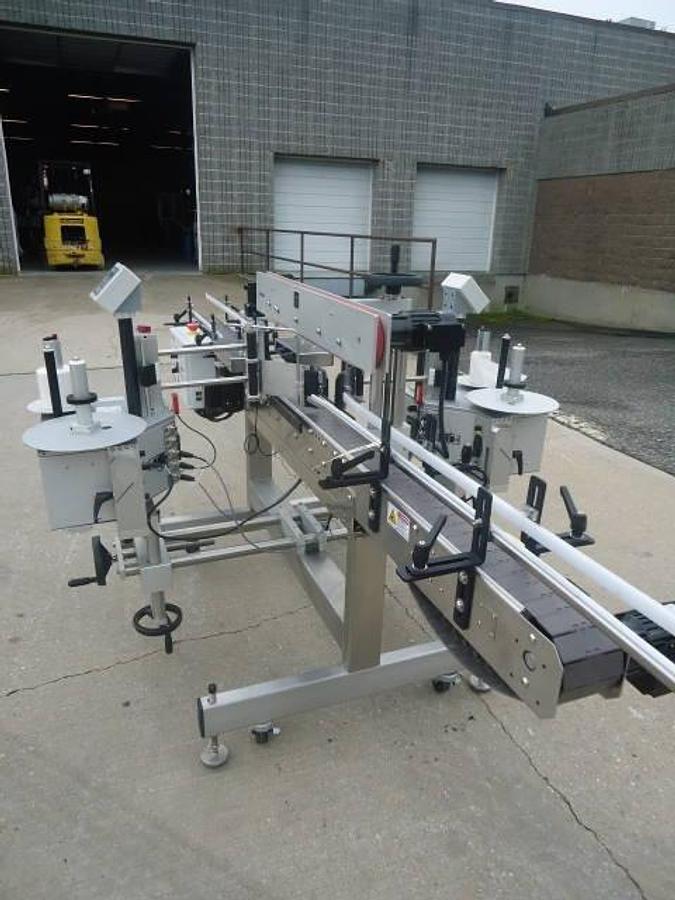 Used Quadrel “Moduline”” Front & Back Automatic Labeler, Manufactured In 2012