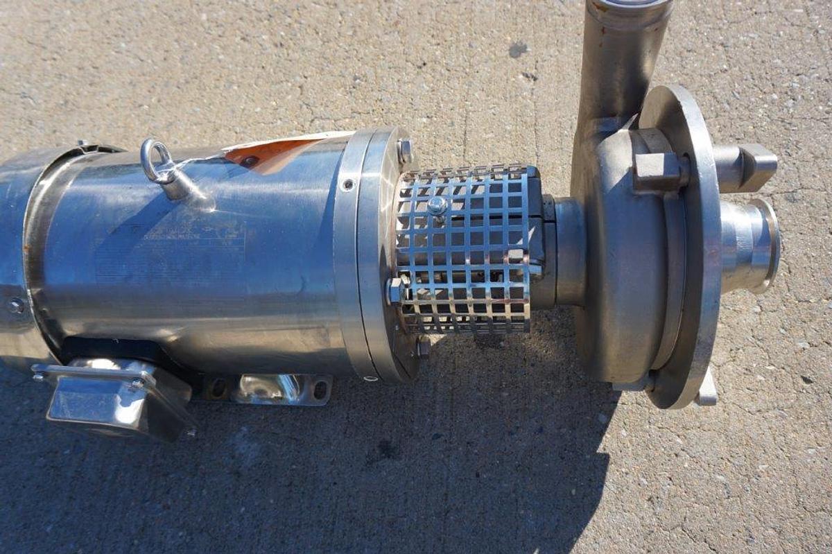 Used Ampco 3 In. X 2 In. Stainless Steel Centrifugal Pump, 5 HP