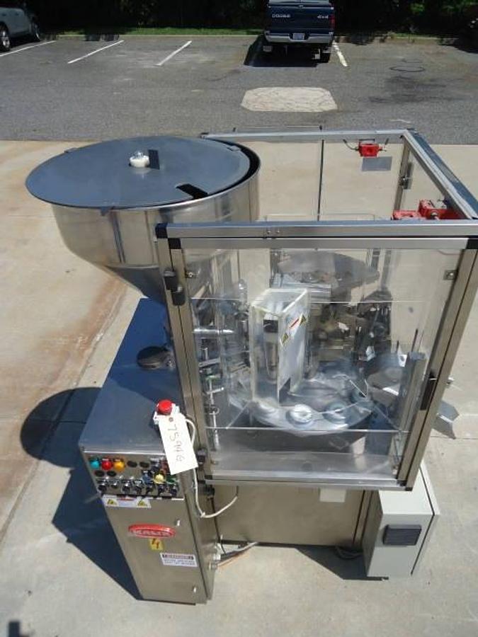 Used Kalix Kx-400 Tube Filler, Hot Air/Aluminum Tubes