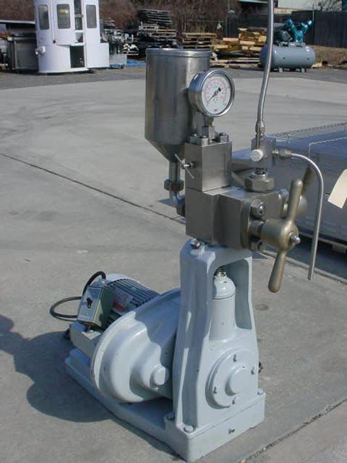 Used Manton Gaulin 15m-8tba Two Stage Lab Homogenizer