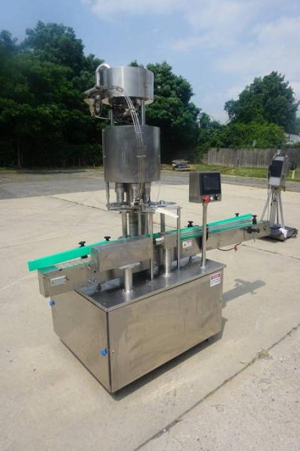 Used Shanghai Kuixing Six Head Rotary Chuck Capper