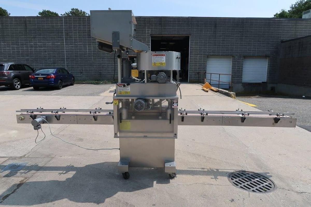 Used Kaps-All E4 Automatic Screw Capper, 80 Per Minute