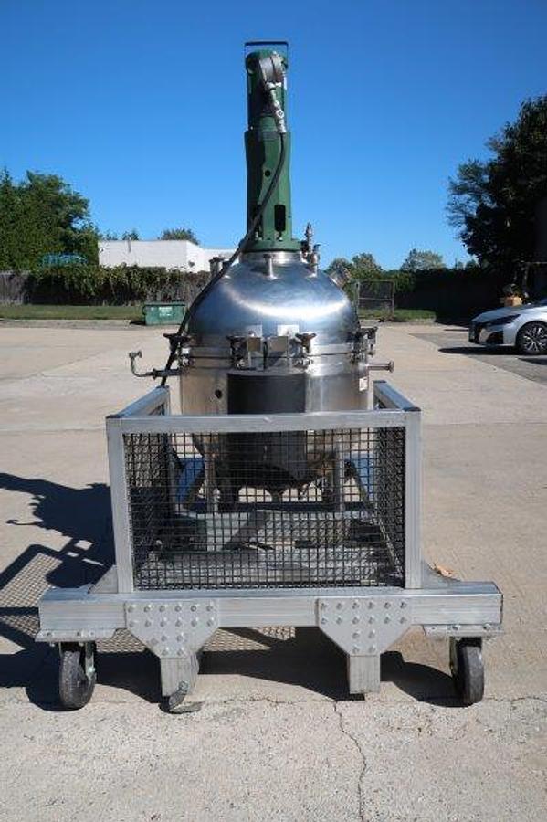 Used 60 Gallon Lee SS Jacketed Vacuum Mix Kettle, Portable