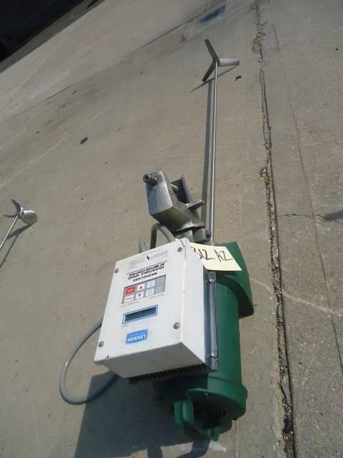 Used Lightnin .3 HP Clamp On Variable Speed Agitator, 64 in. Long Shaft