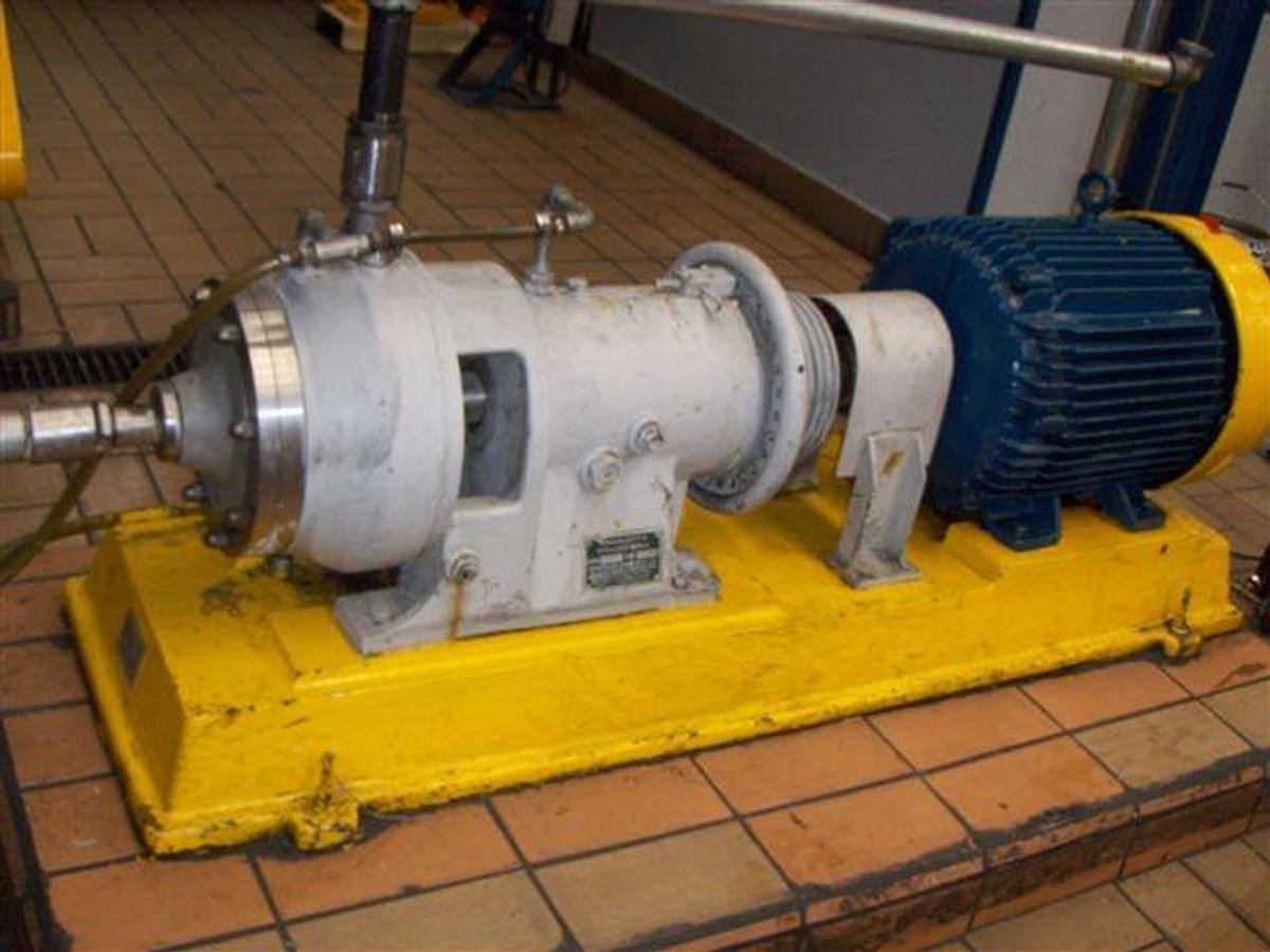 Used Charlotte 75 Hp Inline Colloid Mill