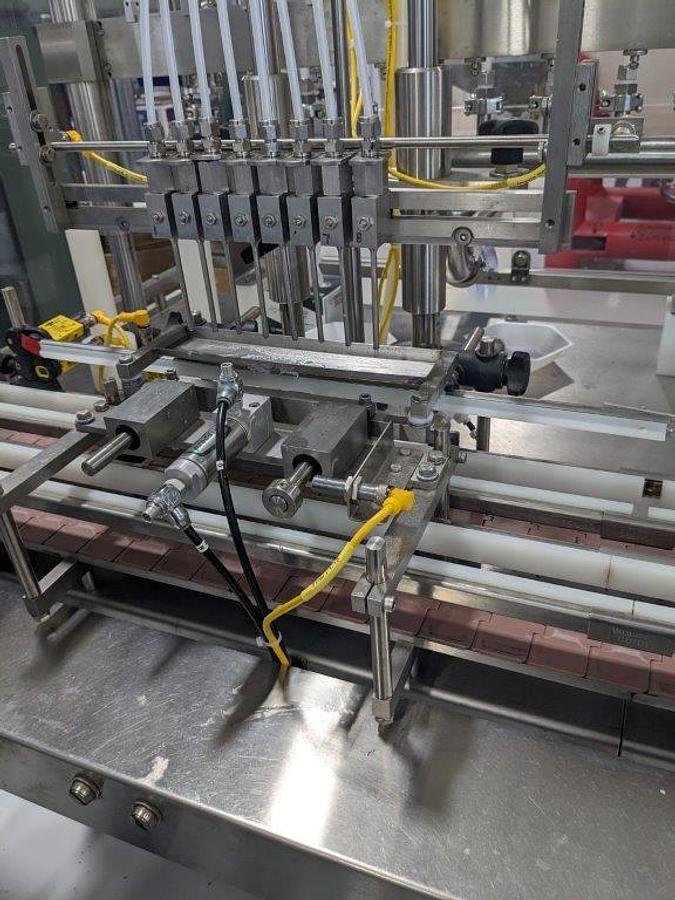 Used National Instrument Filamatic 10 Piston Vial Piston Filler/Capper, Sanitary