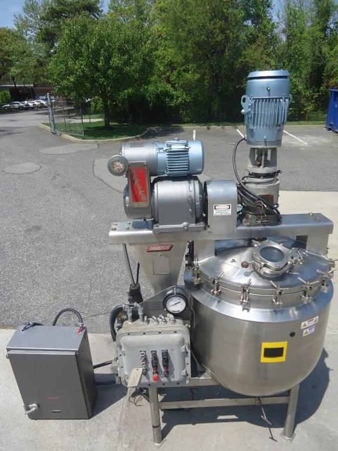 Used 150 Gallon Greerco Stainless Steel “Agi-Mixer” Vacuum Kettle, Explosion Proof