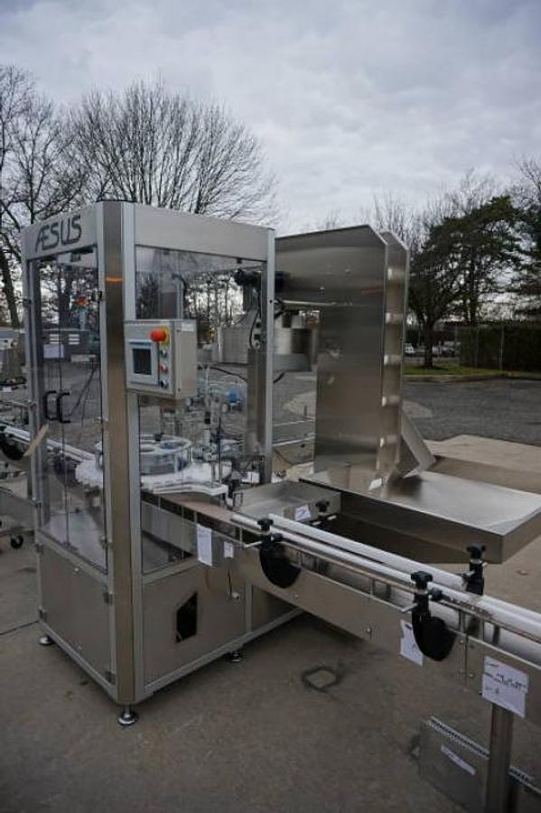 Used Aesus Systems “Delta Star” Screw Capping Machine, All Stainless Steel