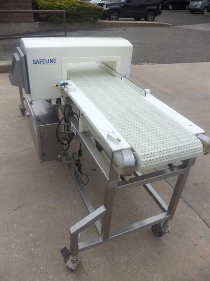 Used Safeline SL1000 Conveyorized Metal Detector, Single Phase Electrics