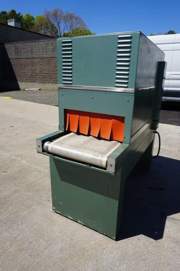 Used Weldotron Conveyorized Shrink Tunnel, 22 Inch X 9 Inch Opening