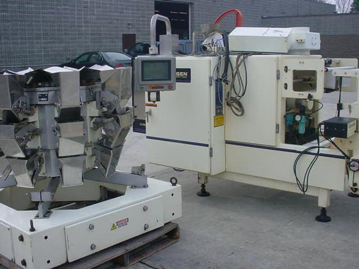 Used Hayssen Ultima 12-16sf With Yamato Eight Head Rotary Scales