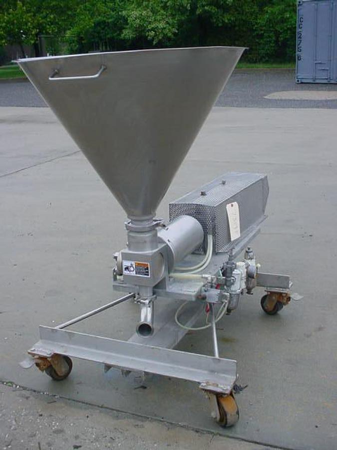 Used Hinds Bock 1 Gallon Single Piston Filler/ Depositor, Air Operated
