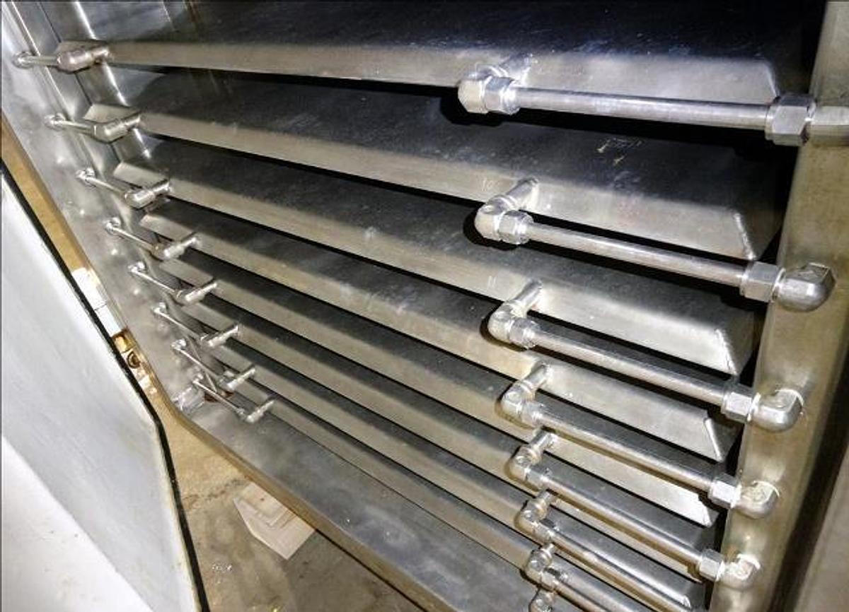 Used Buflovak 196 Sq. Ft. Vacuum Shelf Dryer