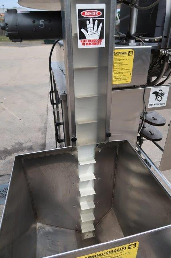 Used Kaps-All A6 Automatic Stainless Screw Capping Machine, 200 per minute