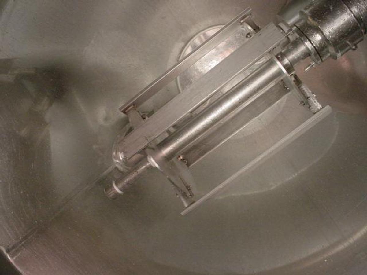 Used Gemco 75 Cu.ft. Stainless Jacketed, Double Cone Blender With Intensifier Bar