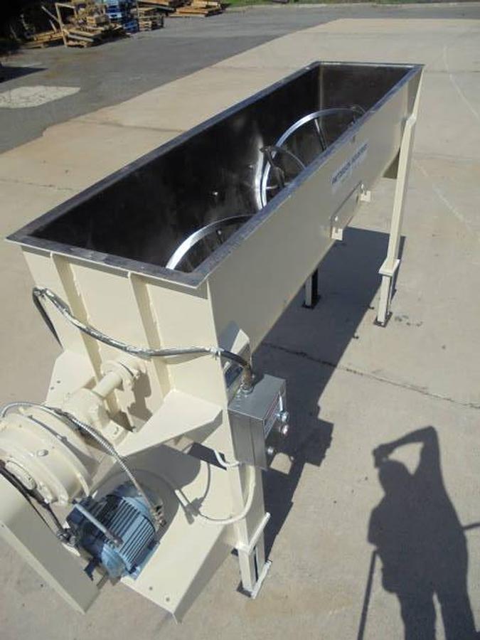 Used 10 Cu.Ft. Paterson Industries Double Ribbon Blender, 3 HP