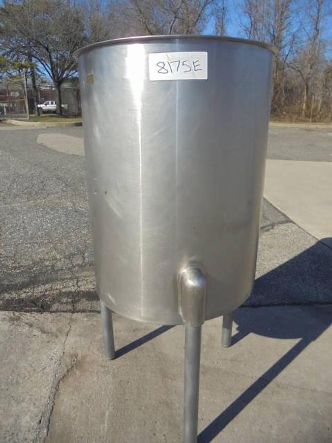 Used 60 Gallon Sanitank Stainless  Steel Vertical Tank