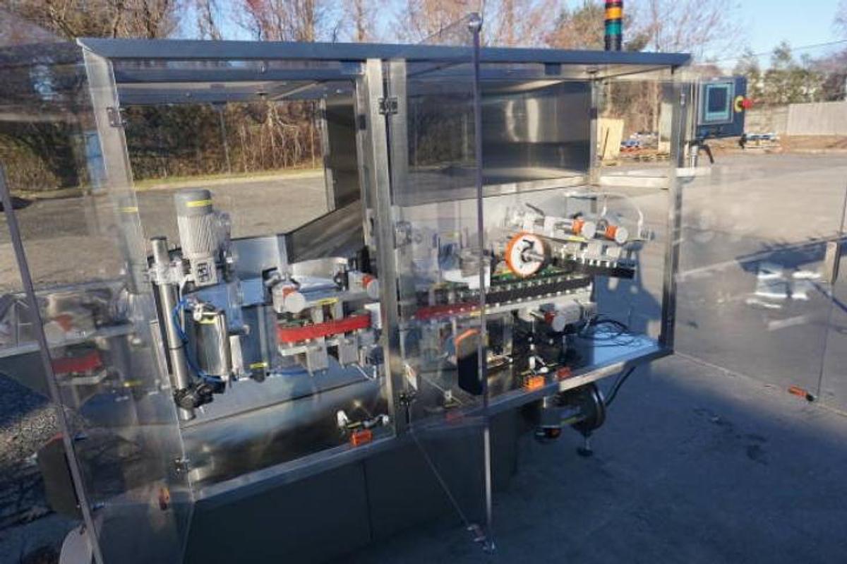 Used Pharma Packaging Systems PPS-M800 Plastic Bottle Unscrambler/Cleaner, Stainless Steel