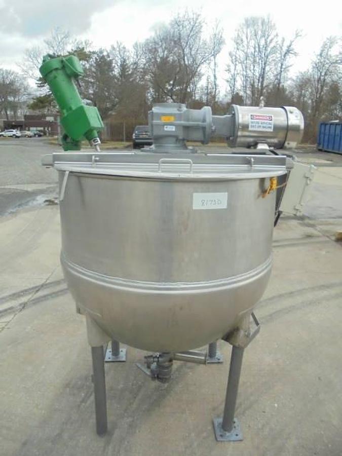 Used 150 Gallon 316 Stainless Steel Jacketed Dual Action Kettle
