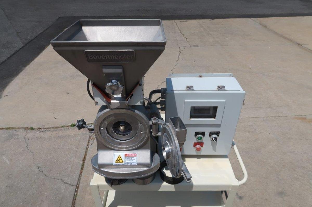 Used Azo/Bauermeister UTL Fine Grinding Mill, Stainless Steel