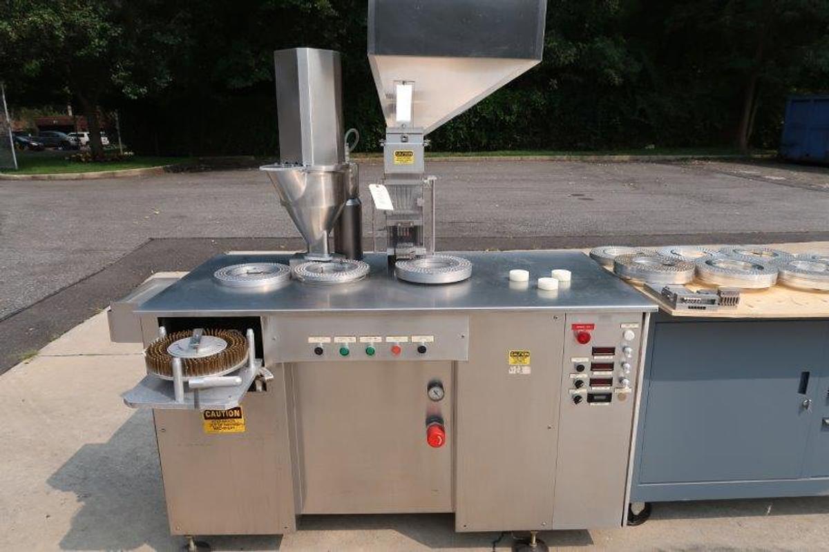 Used Capsugel Ultra 8 II Semi-Automatic Encapsulator, with Tooling