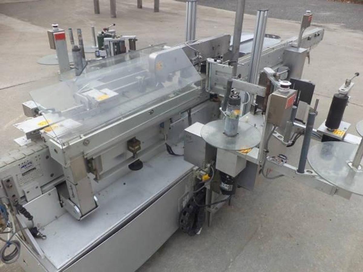 Used Accraply 350PVF Front & Back Pressure Sensitive Labeler–