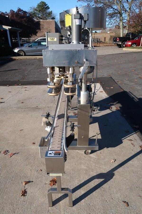 Used Kaps-All A-2 Six Spindle Capping Machine, 150 Per Minute
