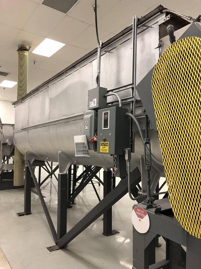 Used Robinson 225 Cu. Ft. Stainless Steel Ribbon Blender, Jacketed